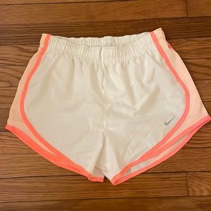 White Nike Running Short